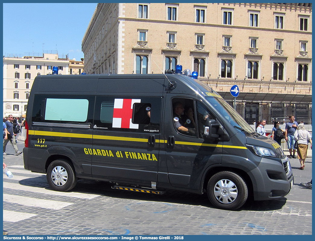 GdiF 631BJ
Guardia di Finanza
Soccorso Sanitario
Peugeot Boxer III serie restyling
Allestitore GGG Elettromeccanica S.r.l.
Parole chiave: GdiF;G.D.F.;GDF;Guardia;di;Finanza;Ambulanza;Peugeot;Boxer;GGG Elettromecanica