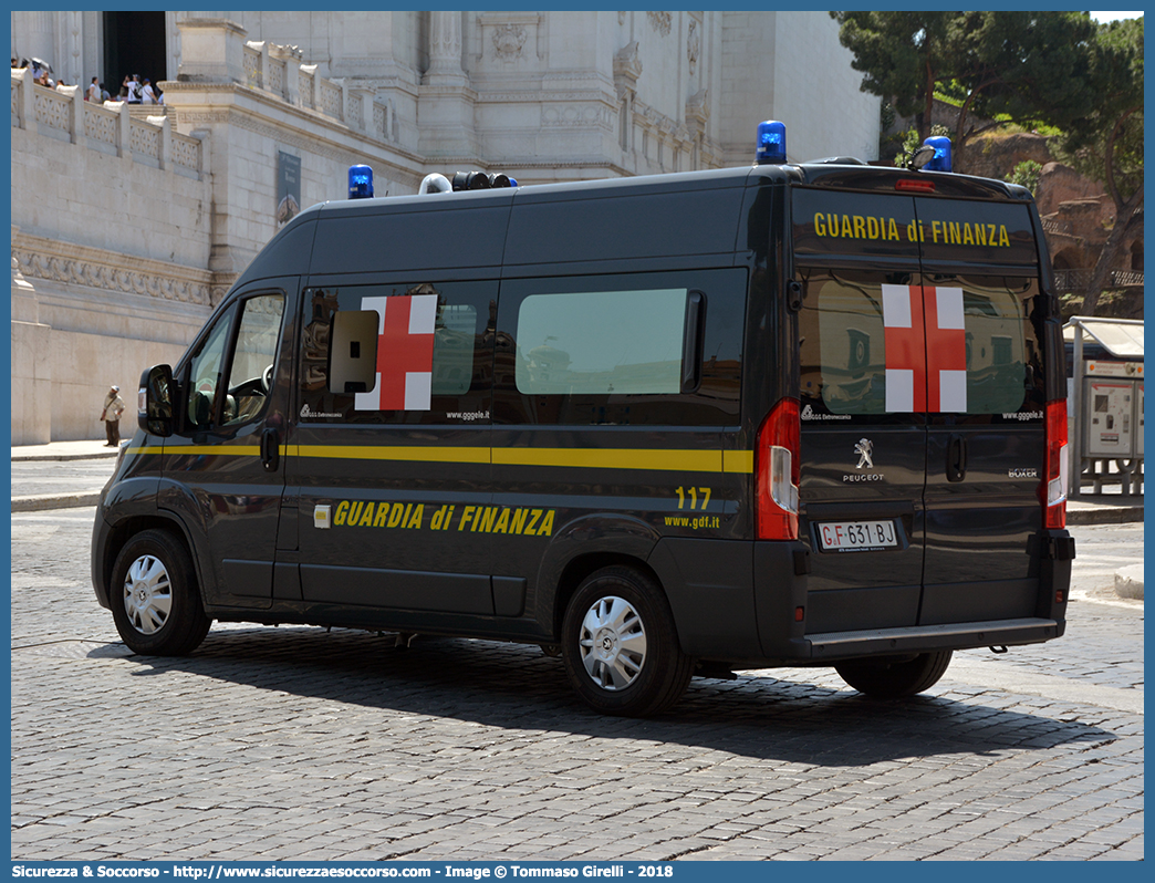 GdiF 631BJ
Guardia di Finanza
Soccorso Sanitario
Peugeot Boxer III serie restyling
Allestitore GGG Elettromeccanica S.r.l.
Parole chiave: GdiF;G.D.F.;GDF;Guardia;di;Finanza;Ambulanza;Peugeot;Boxer;GGG Elettromecanica