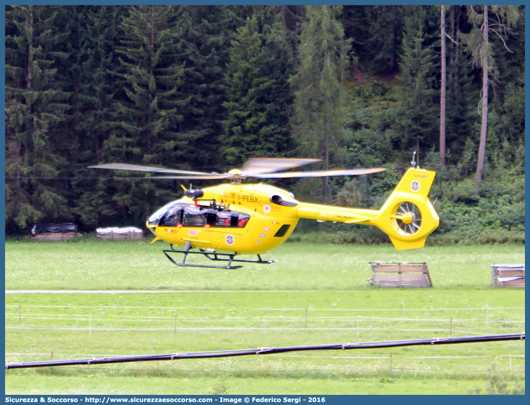 I-PEBX
118 Alto Adige
Airbus Helicopters EC145T2
PELIKAN 2
Base di Bressanone
Parole chiave: 118;Alto Adige;Bolzano;Bressanone;Airbus;Helicopters;EC145;T2;I-PEBX;Pelikan 2;Pelikan2;Elicottero;Elisoccorso