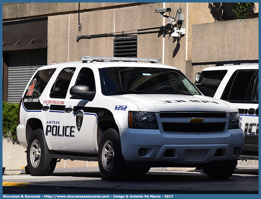 K262
United States of America
Amtrak Police
Chevrolet Tahoe III generation
K-9
Parole chiave: USA;U.S.A.;United;States;of;America;Amtrak;Police;Chevrolet;Tahoe;K9;K-9