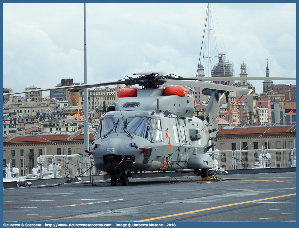 3-53
Marina Militare Italiana
Aviazione Navale
NHIndustries MH90 TTH
Parole chiave: MMI;M.M.I.;Marina;Militare;Italiana;Aviazione;Navale;NH;Industries;MH90;TTH