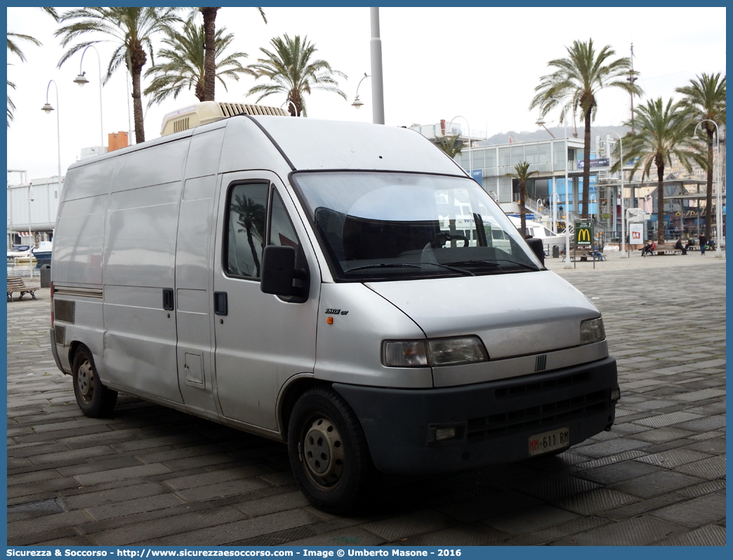 MM 611RM
Marina Militare Italiana
Fiat Ducato II serie
Parole chiave: MMI;M.M.I.;Marina;Militare;Italiana;Fiat;Ducato