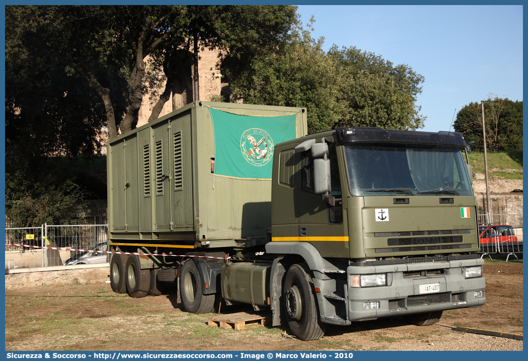 MM AT407
Marina Militare Italiana
Iveco EuroTech 440E42
Parole chiave: MMI;M.M.I.;Marina;Militare;Italiana;Iveco;EuroTech;440E42