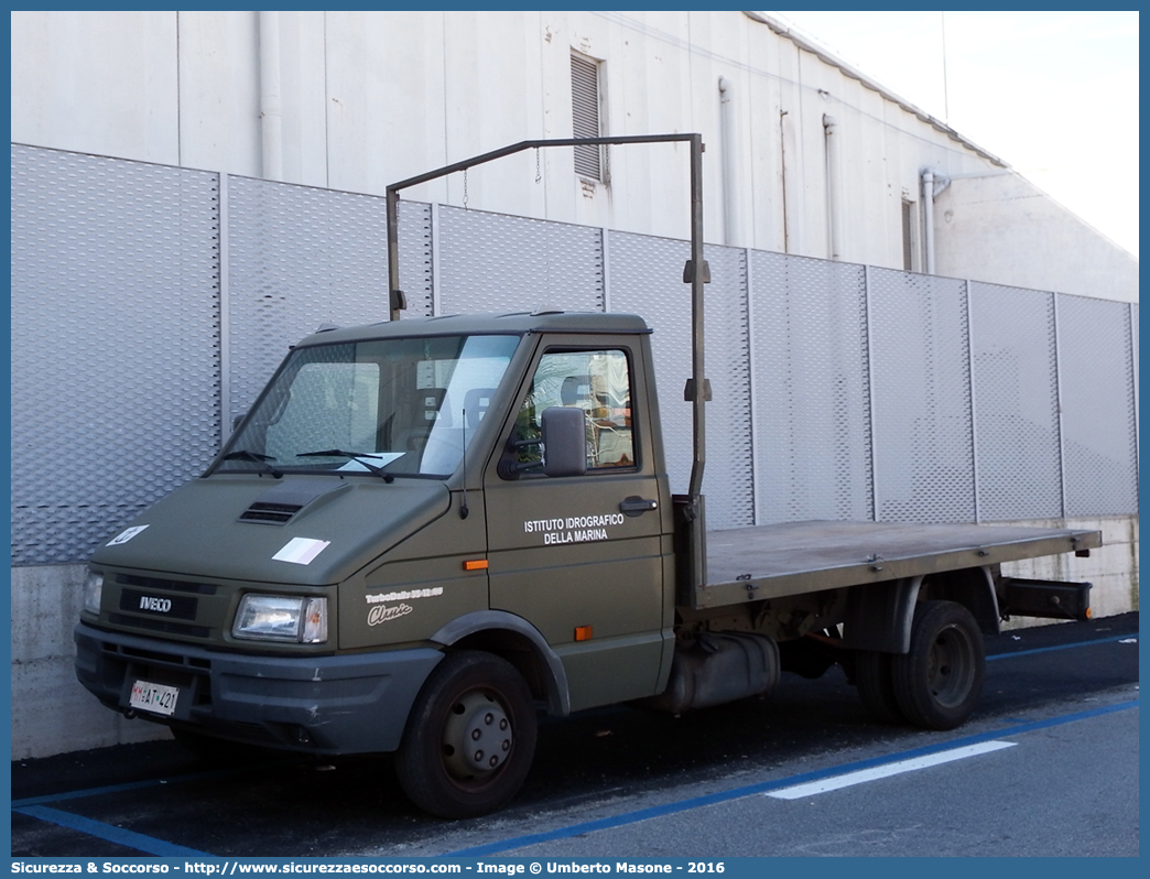 MM AT421
Marina Militare Italiana
Istituto Idrografico della Marina
Iveco Daily 35-12 II serie
Parole chiave: MM;M.M.;Marina;Militare;Iveco;Daily;35-12;35.12;Istituto;Idrografico