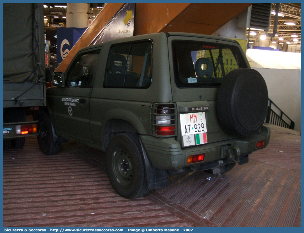 MM AT929
Marina Militare Italiana
Istituto Idrografico della Marina
Mitsubishi Pajero V20 SWB
Parole chiave: MMI;M.M.I.;Marina;Militare;Italiana;Istituto;Idrografico;Mitsubishi;Pajero;V20;SWB