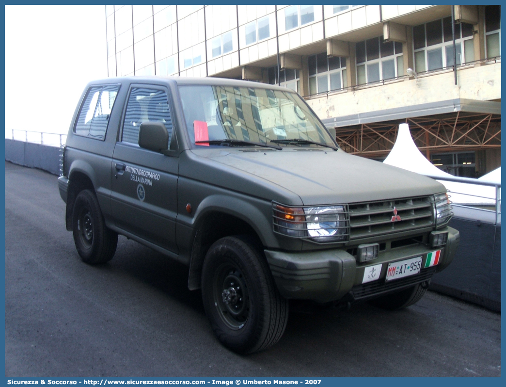 MM AT955
Marina Militare Italiana
Istituto Idrografico della Marina
Mitsubishi Pajero V20 SWB
Parole chiave: MMI;M.M.I.;Marina;Militare;Italiana;Istituto;Idrografico;Mitsubishi;Pajero;V20;SWB