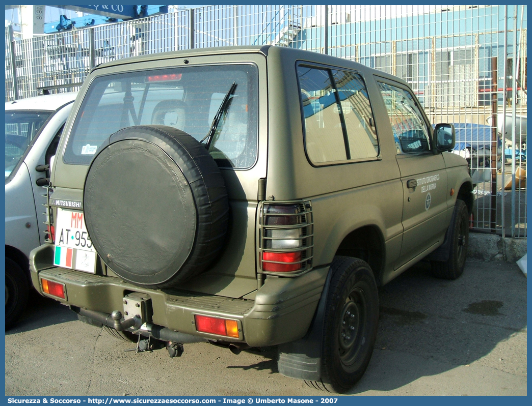 MM AT955
Marina Militare Italiana
Istituto Idrografico della Marina
Mitsubishi Pajero V20 SWB
Parole chiave: MMI;M.M.I.;Marina;Militare;Italiana;Istituto;Idrografico;Mitsubishi;Pajero;V20;SWB