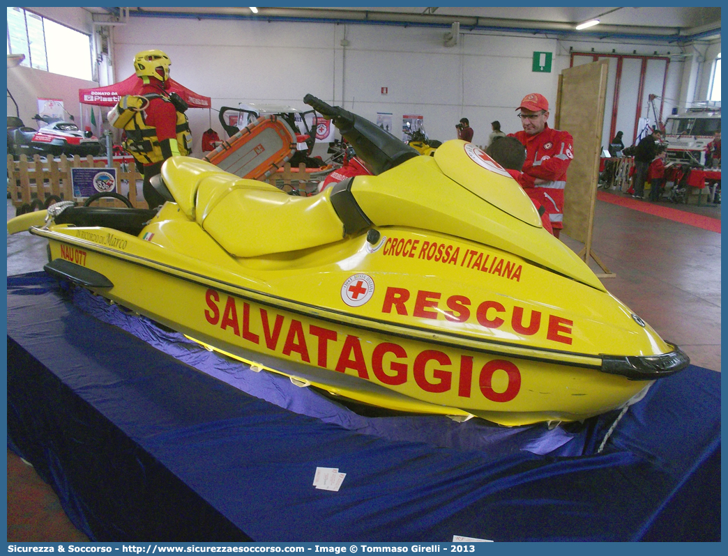 NAU 077
Croce Rossa Italiana
SeaDoo GTI 
Parole chiave: CRI;C.R.I.;Croce;Rossa;Italiana;OPSA;O.P.S.A.;Operatori;Polivalenti;Salvataggio;Acqua;Nucleo;Sommozzatori;Subacquei;Sea;Doo;Sea Doo;SeaDoo;GTI