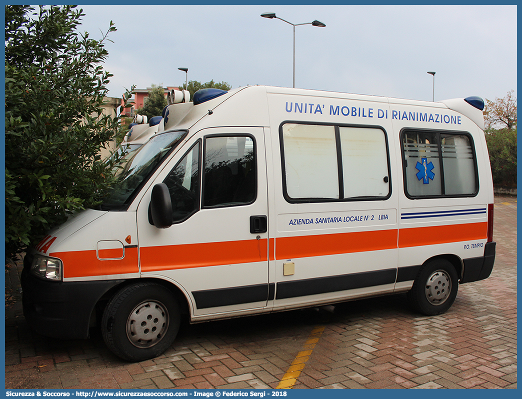 -
Azienda Sanitaria Locale Olbia
Fiat Ducato II serie restyling
Allestitore Bollanti S.r.l.
P.O. Tempio
Parole chiave: Azienda;Sanitaria;Locale;ASL;A.S.L.;Olbia;Ambulanza;Autoambulanza;Fiat;Ducato;Bollanti;Tempio;Pausania