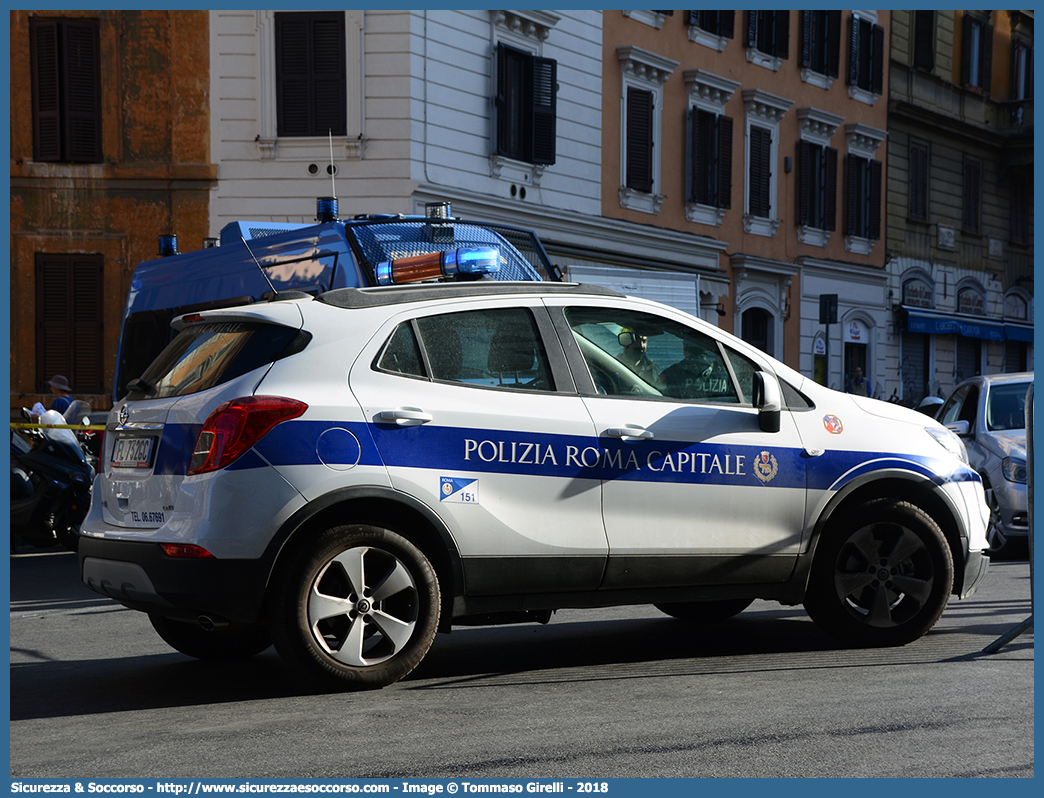 -
Polizia di Roma Capitale
Opel Mokka X
Parole chiave: PL;P.L.;PM;P.M.;Polizia;Locale;Municipale;Roma;Capitale;Opel;Mokka;X