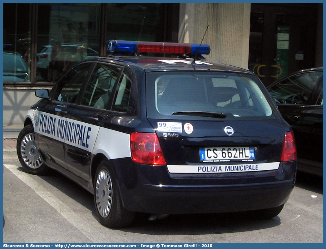 -
Polizia Municipale
Comune di Padova
Fiat Stilo
Parole chiave: PL;P.L.;Polizia;Locale;Municipale;Padova;Fiat;Stilo