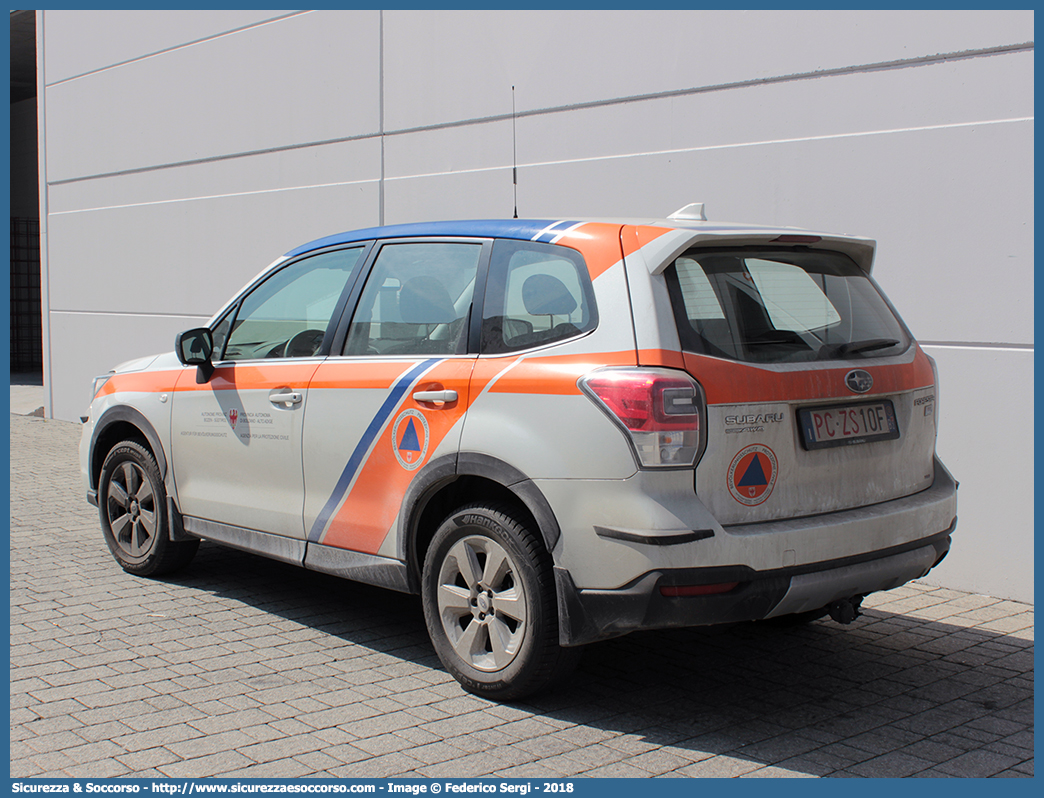 PC ZS10F
Protezione Civile - Zivilshütz
Subaru Forester VI serie
Parole chiave: PC;ZS;Protezione;Civile;Zivilshütz;Subaru;Forester