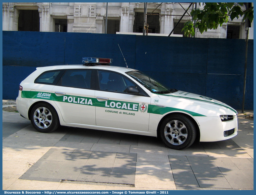 -
Polizia Locale
Comune di Milano
Alfa Romeo 159 Sportwagon
Parole chiave: PL;P.L.;PM;P.M.;Polizia;Locale;Municipale;Milano;Alfa Romeo;159;Sportwagon