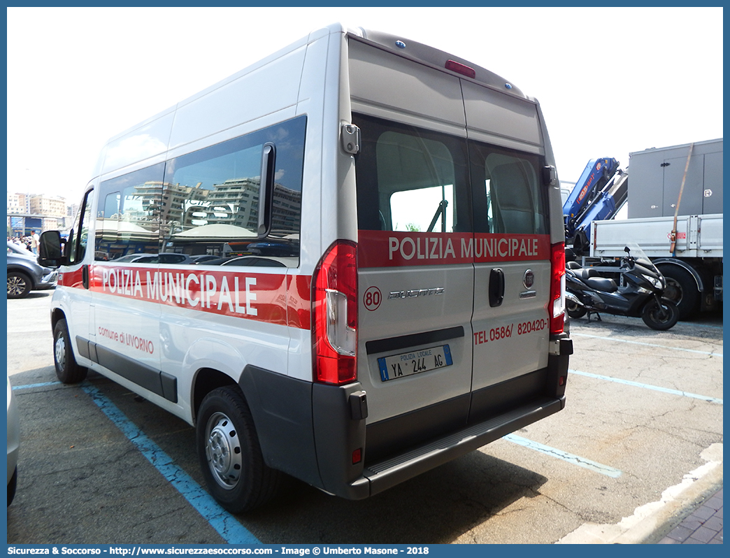 Polizia Locale YA244AG
Polizia Municipale
Comune di Livorno
Fiat Ducato III serie restyling
Parole chiave: PL;P.L.;PM;P.M.;Polizia;Locale;Municipale;Livorno;Fiat;Ducato;YA244AG;YA 244 Ag