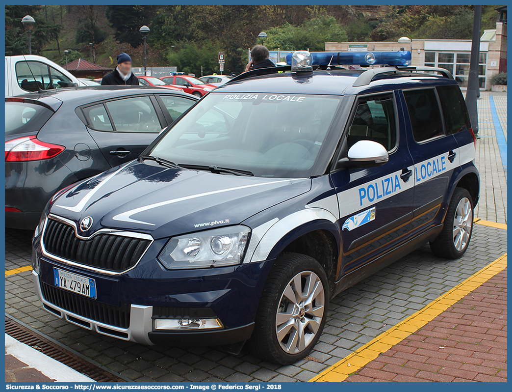 Polizia Locale YA479AM
Polizia Locale
Consorzio Valle Agno
Skoda Yeti II serie
Parole chiave: PL;P.L.;PM;P.M.;Polizia;Locale;Municipale;Valle Agno;Castelgomberto;Cornedo Vicentino;Recoaro Terme;Valdagno;Skoda;Yeti