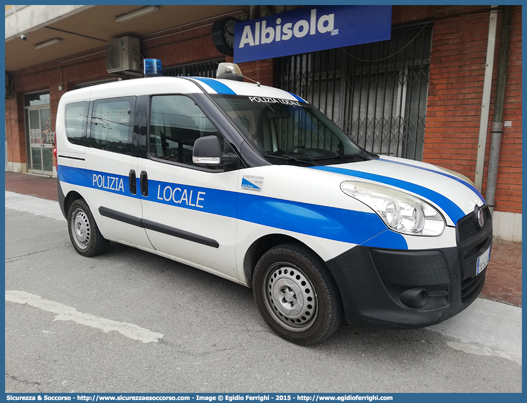 Polizia Locale YA547AG
Polizia Locale
Comune di Albisola Superiore
Fiat Doblò II serie
Parole chiave: PL;P.L.;PM;P.M.;Polizia;Locale;Municipale;Albisola Superiore;Fiat;Doblo;Doblò;YA547AG;YA 547 AG