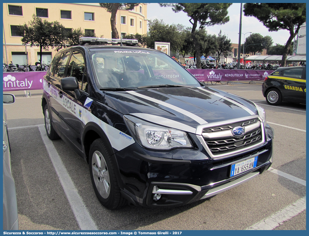 Polizia Locale YA653AN
Polizia Locale
Comune di Verona
Subaru Forester VI serie restyling
Allestitore Bertazzoni S.r.l.
Parole chiave: PL;P.L.;PM;P.M.;Polizia;Locale;Municipale;Verona;Subaru;Forester;Bertazzoni