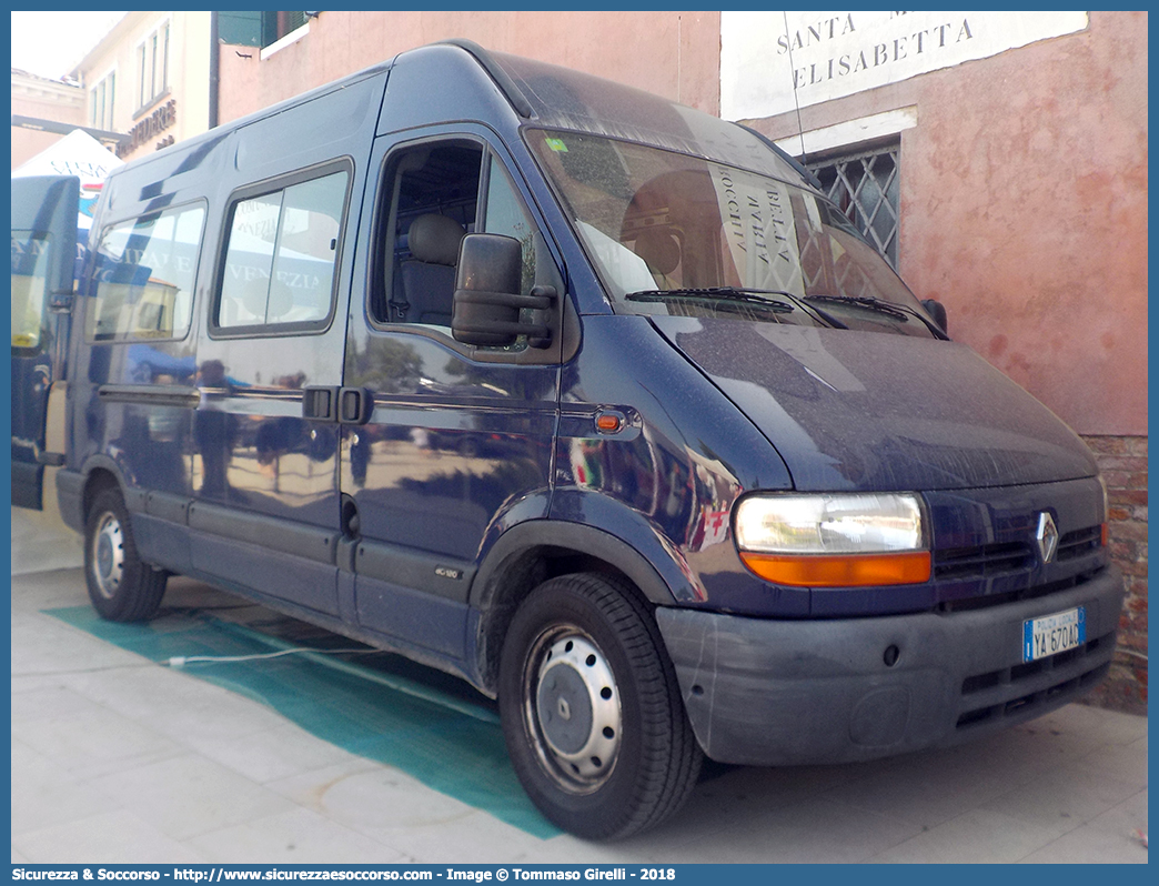 Polizia Locale YA670AC
Polizia Locale
Comune di Venezia
Renault Master II serie
Parole chiave: PL;P.L.;PM;P.M.;Polizia;Locale;Municipale;Venezia;Renault;Master