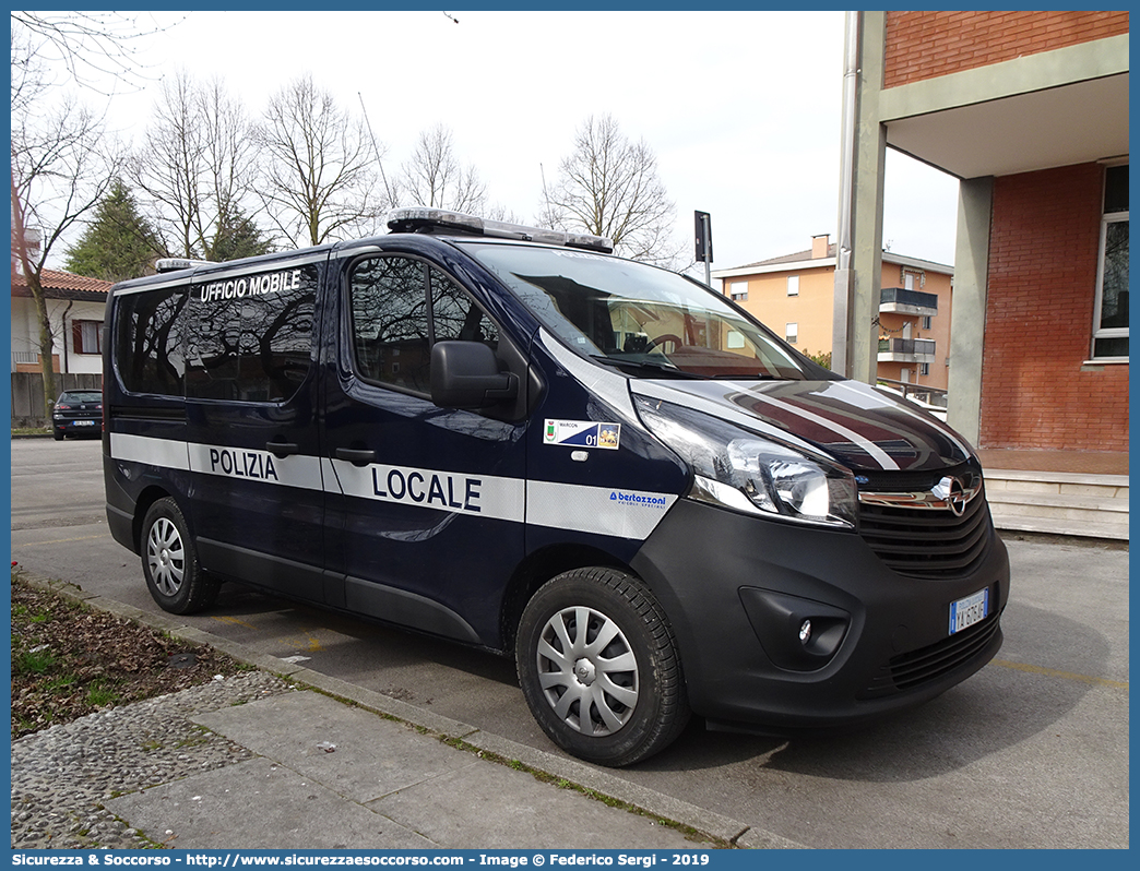 Polizia Locale YA676AF
Polizia Locale
Comune di Marcon
Opel Vivaro II serie
Allestitore Bertazzoni S.r.l.
Parole chiave: PL;PM;P.L.;P.M.;Polizia;Locale;Municipale;Marcon;Opel;Vivaro;Bertazzoni