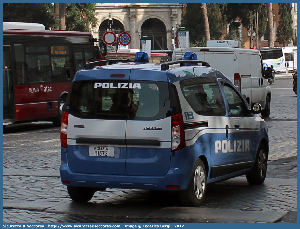 Polizia M1573
Polizia di Stato
Dacia Dokker
Allestitore Focaccia Group S.r.l.
Parole chiave: PS;P.S.;Polizia;di;Stato;Dacia;Dokker;Focaccia