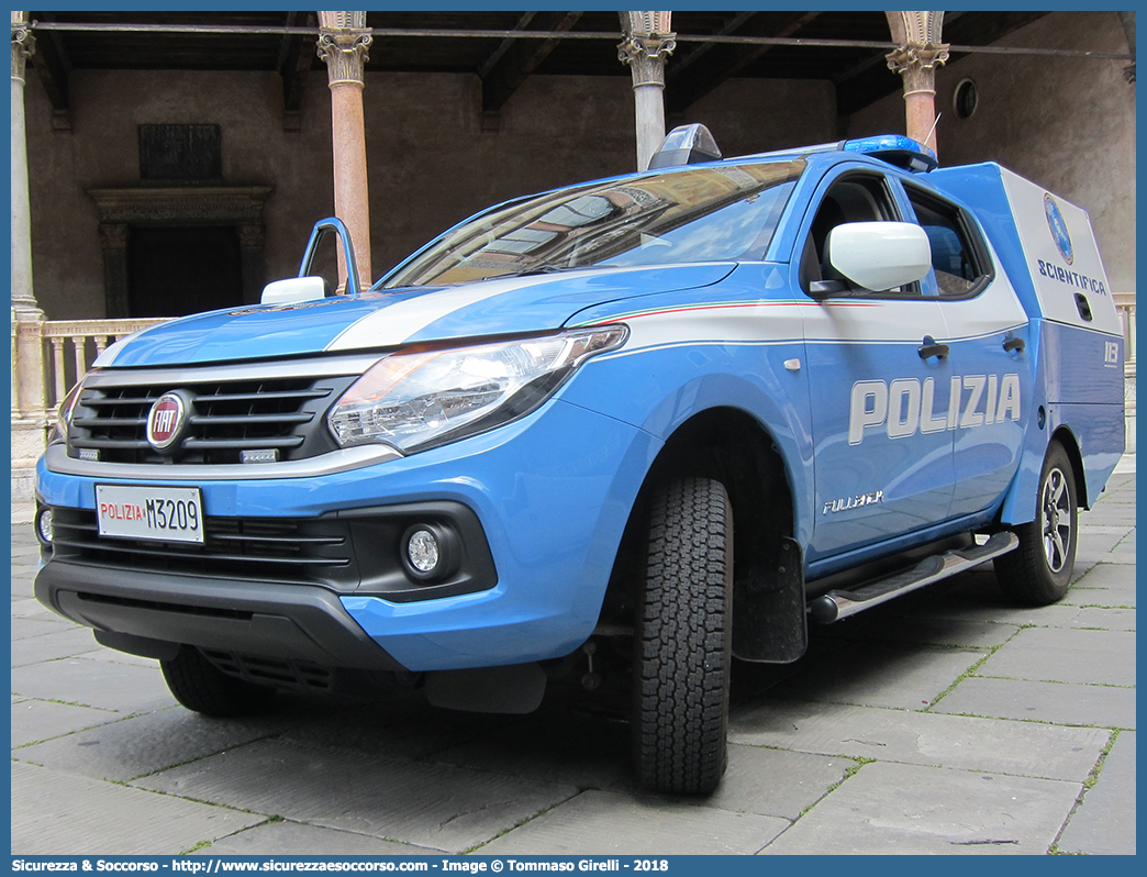 Polizia M3209
Polizia di Stato
Polizia Scientifica
Fiat Fullback
Allestitore Nuova Carrozzeria Torinese S.r.l.
Parole chiave: PS;P.S.;Polizia;di;Stato;Scientifica;Fiat;Fullback;NCT;Nuova;Carrozzeria;Torinese