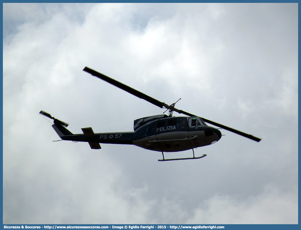 PS 57
Polizia di Stato
Reparto Volo
Agusta Bell AB212
Parole chiave: PS;P.S.;Polizia;di;Stato;Reparto;Volo;Agusta;Bell;AB212;AB 212