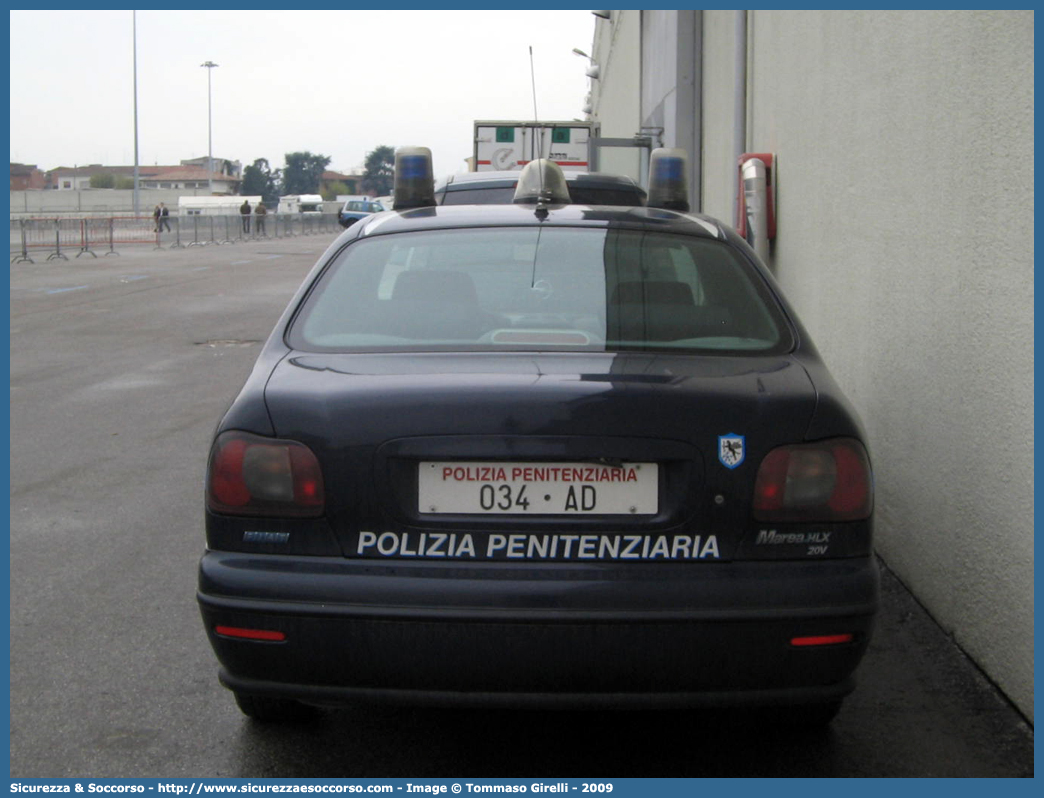 Polizia Penitenziaria 034AD
Polizia Penitenziaria
Nucleo Traduzioni e Piantonamenti
Fiat Marea
Parole chiave: PP;P.P.;Pol.Pen;PolPen;AdiC;A.diC.;Agenti;di;Custodia;Polizia;Penitenziaria;Nucleo;Traduzioni;Piantonamenti;Fiat;Marea