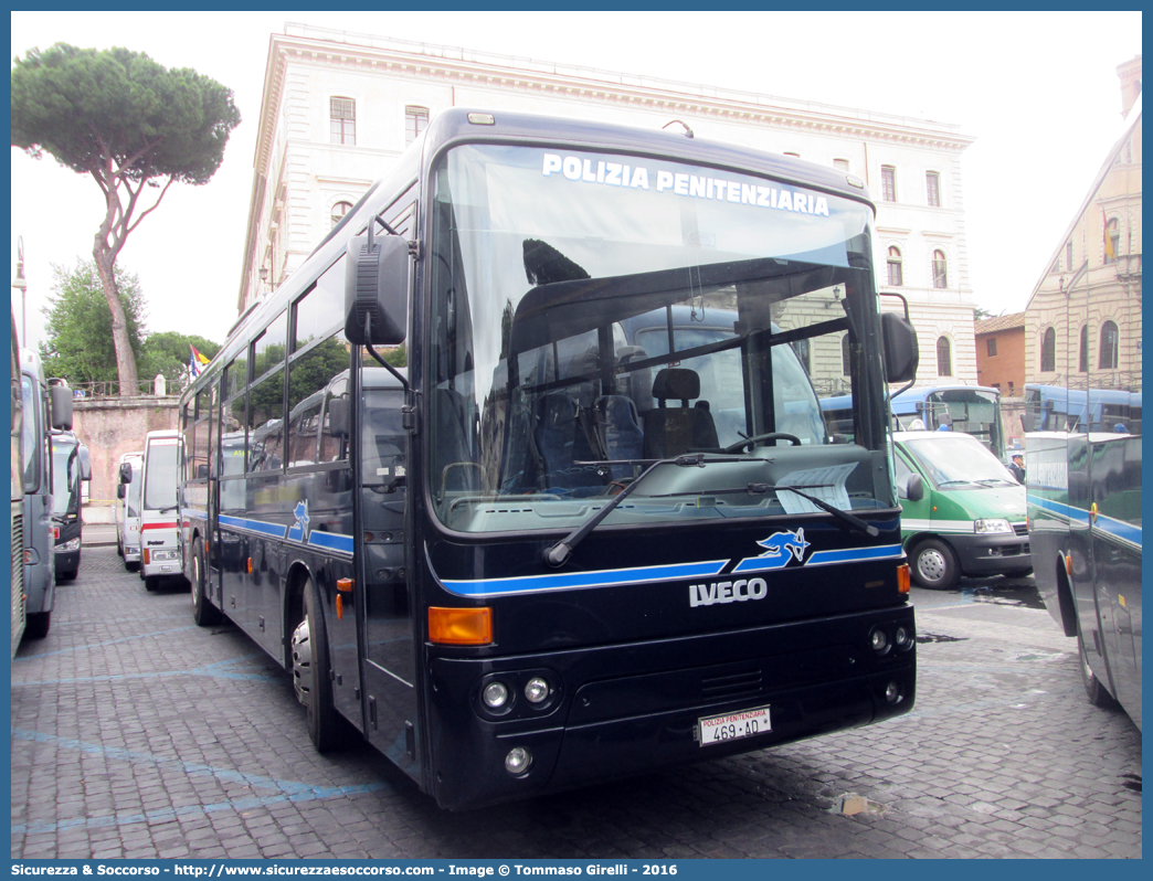 Polizia Penitenziaria 469AD
Polizia Penitenziaria
Iveco 397.12 Cacciamali Eurorider
Parole chiave: PP;P.P.;Pol.Pen.;PolPen;AdiC;A.diC.;Agenti;di;Custodia;Polizia;Penitenziaria;Nucleo;Traduzioni;Piantonamenti;Iveco;397.12;Cacciamali;Eurorider