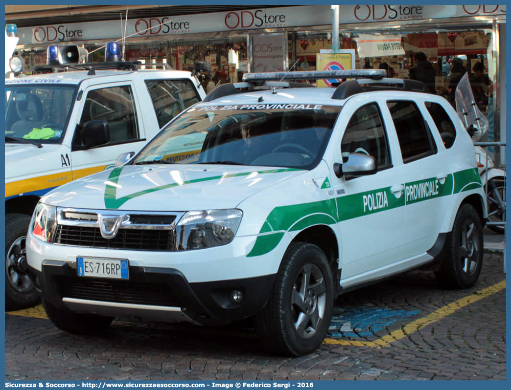 -
Polizia Provinciale
Provincia di Padova
Dacia Duster
Allestitore Projet Service S.r.l.
Parole chiave: PL;P.L.;Polizia;Locale;Provinciale;Padova;Ducia;Duster;Projet;Service