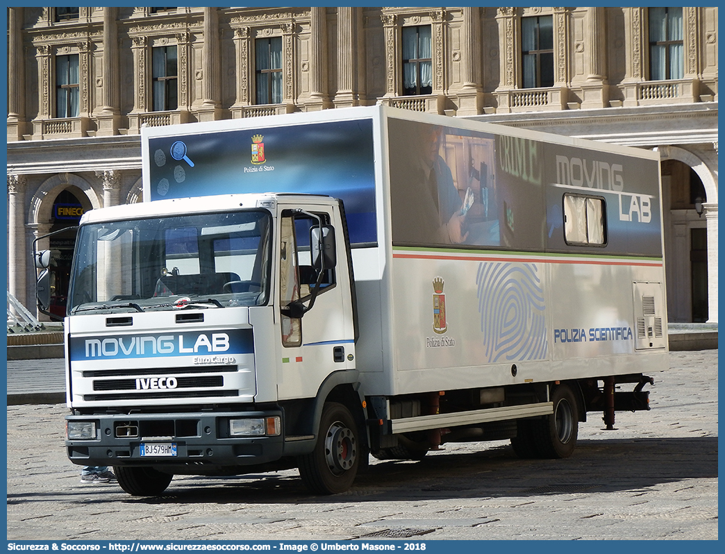 -
Polizia di Stato
Polizia Scientifica
Iveco EuroCargo 100E21 I serie
(variante)
Parole chiave: PS;P.S.;Polizia;di;Stato;Scientifica;Iveco;EuroCargo;100E21