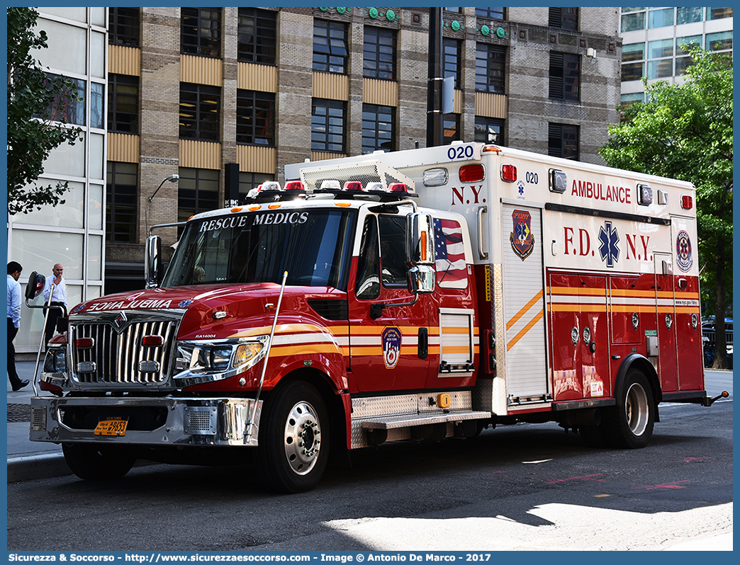 020 - RA14004
United States of America
New York Fire Department
International TerraStar
Conversion by Wheeled Coach
Parole chiave: United;States;of;America;USA;U.S.A.;NYFD;N.Y.F.D.;New;York;Fire;Department;EMS;E.M.S.;Emergency;Medical;Service;International;TerraStar;Ambulance;Wheeled;Coach