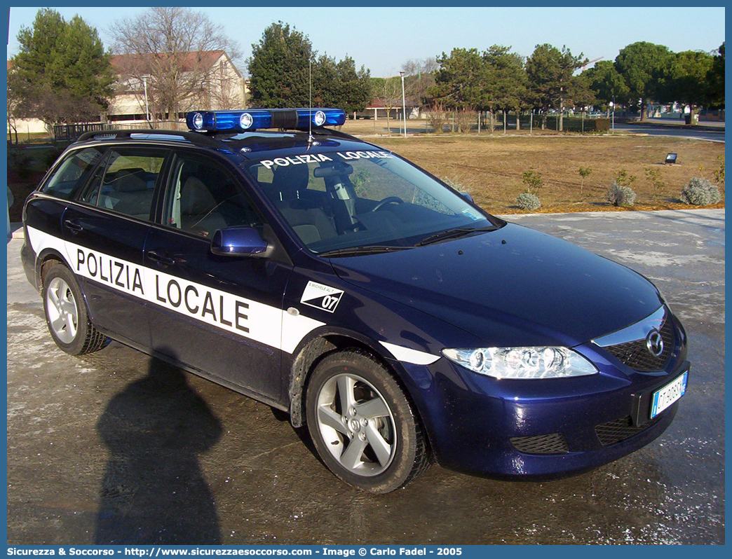 -
Polizia Locale
Comune di San Michele al Tagliamento
Mazda 6 Wagon I serie
Parole chiave: PL;P.L.;PM;P.M.;Polizia;Locale;Municipale;San;Michele;al;Tagliamento;Mazda;6;Wagon