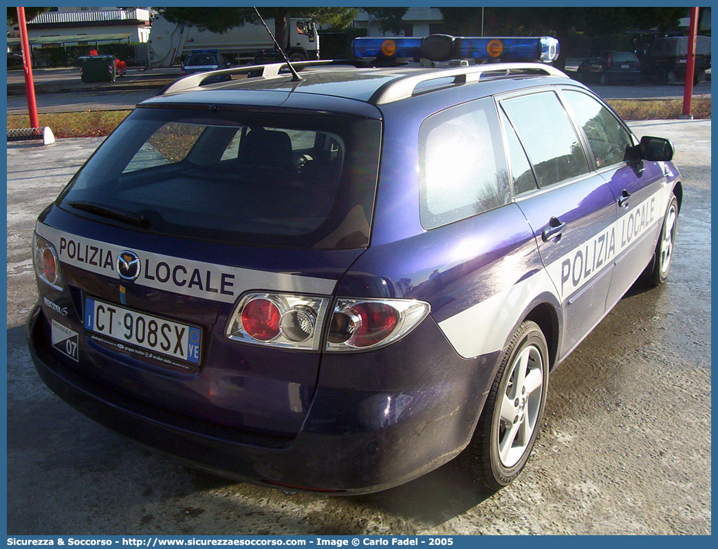 -
Polizia Locale
Comune di San Michele al Tagliamento
Mazda 6 Wagon I serie
Parole chiave: PL;P.L.;PM;P.M.;Polizia;Locale;Municipale;San;Michele;al;Tagliamento;Mazda;6;Wagon