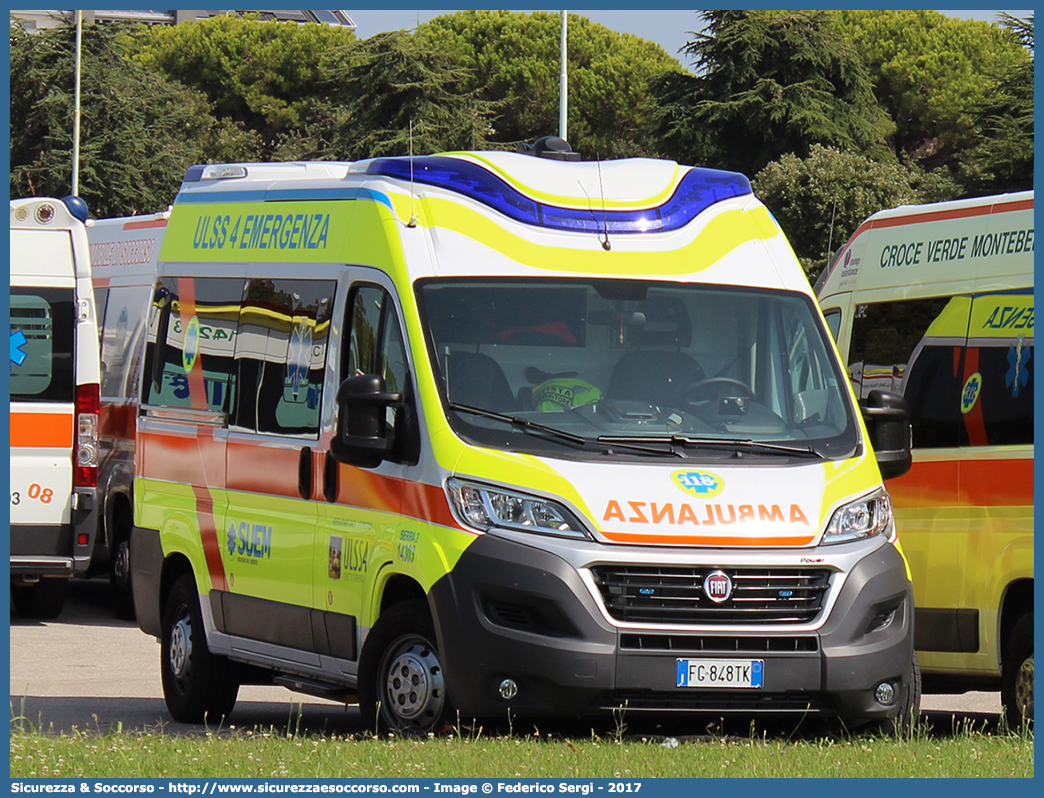 SIERRA 3
SUEM 118 San Donà Emergenza
Azienda ULSS 4 - Veneto Orientale
San Donà di Piave
Fiat Ducato III serie restyling
Allestitore Pam Mobility S.r.l.
Parole chiave: 118;SUEM;Jesolo;Emergenza;Ambulanza;Autoambulanza;Fiat;Ducato;X290;Pam;Mobility