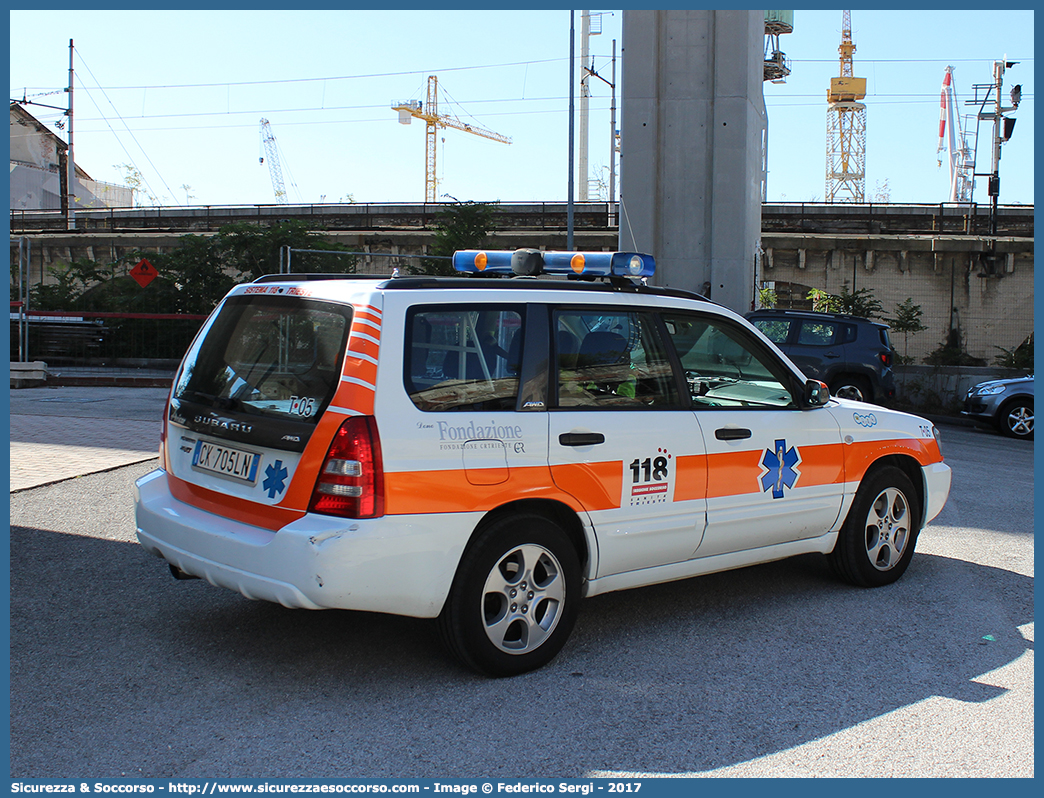 T05
118 Trieste
Subaru Forester III serie
Allestitore Aricar S.p.A.
Parole chiave: 118;Trieste;Automedica;Automedicalizzata;Auto Medica;Auto Medicalizzata;Subaru;Forester;Aricar