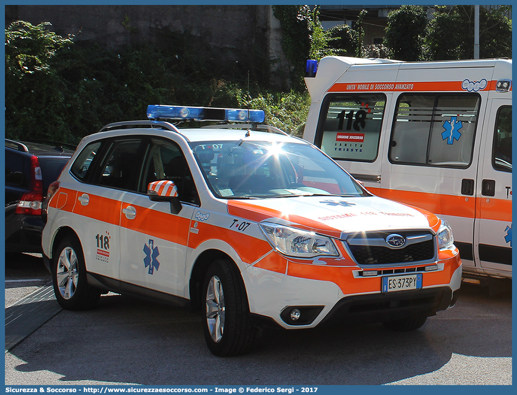 T07
118 Trieste
Subaru Forester VI serie
Allestitore Ambitalia S.p.A.
Parole chiave: 118;Trieste;Automedica;Automedicalizzata;Auto Medica;Auto Medicalizzata;Subaru;Forester;Ambitalia