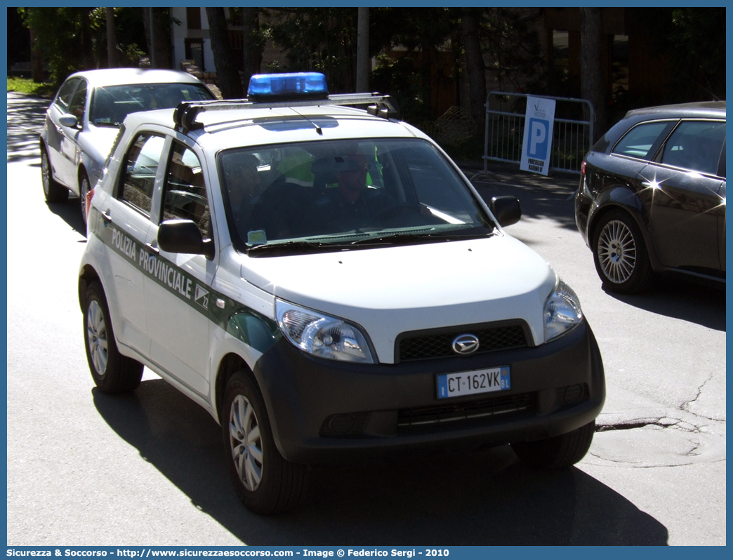 -
Polizia Provinciale
Provincia di Belluno
Daihatsu Terios III serie
Parole chiave: PL;P.L.;Polizia;Locale;Provinciale;Belluno;Daihatsu;Terios