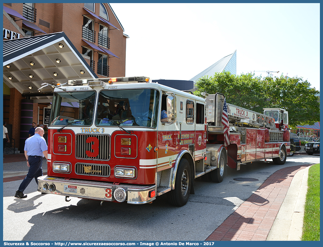 Truck 3
United States of America
Baltimore City Fire Department
Tractor-Drawn Aerial
Parole chiave: United;States;of;America;USA;U.S.A.;Baltimore;City;Fire;Department;BCFD;B.C.F.D.;Tractor;Drawn;Aerial