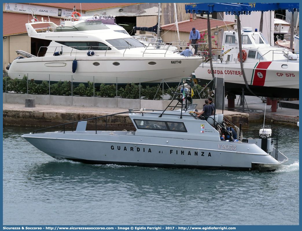 V.2033
Guardia di Finanza
R.O.A.N. Componente Navale
Vedetta Veloce Classe 2000 
Parole chiave: GdiF;G.D.F.;GDF;Guardia di Finanza;R.O.A.N.;ROAN;Componente Navale;Vedetta Veloce;Classe V2000