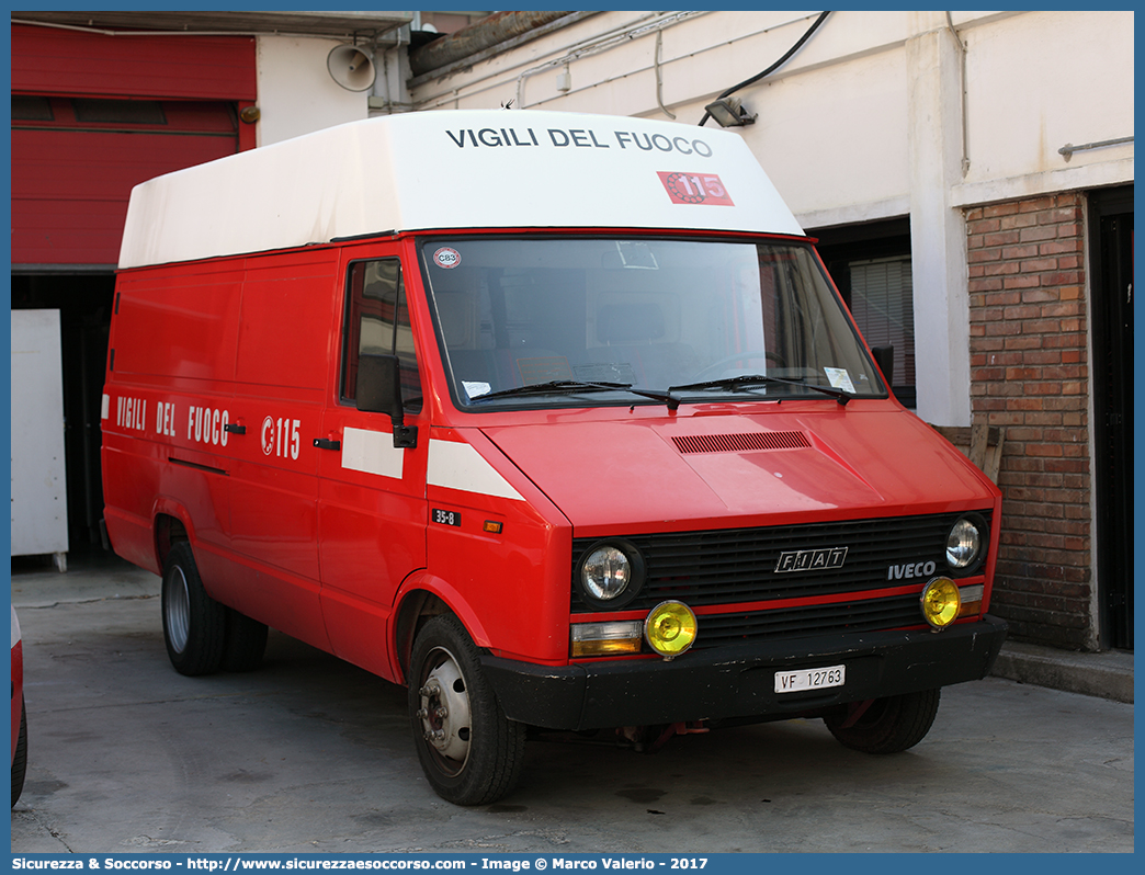 VF 12763
Corpo Nazionale Vigili del Fuoco
Iveco Daily 35-8 I serie
Parole chiave: VF;V.F.;VVF;V.V.F.;Corpo;Nazionale;Vigili del Fuoco;Iveco;Daily;35-8