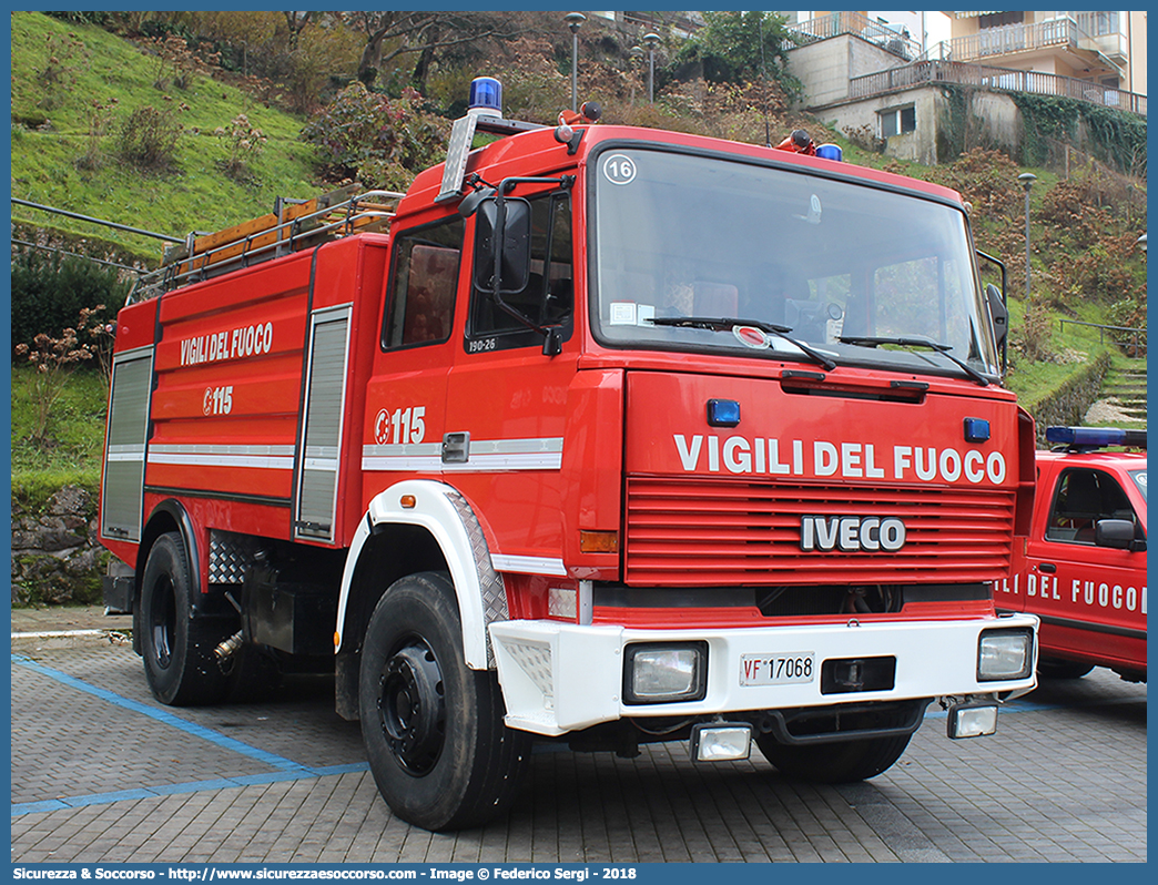 VF 17068
Corpo Nazionale Vigili del Fuoco
Iveco 190-26
Allestitore Baribbi S.p.A.
Parole chiave: VVF;V.V.F.;Corpo;Nazionale;Vigili;del;Fuoco;ABP;A.B.P.;AutoBottePompa;AutoBotte;Fiat;Iveco;190-26;190 - 26;Baribbi