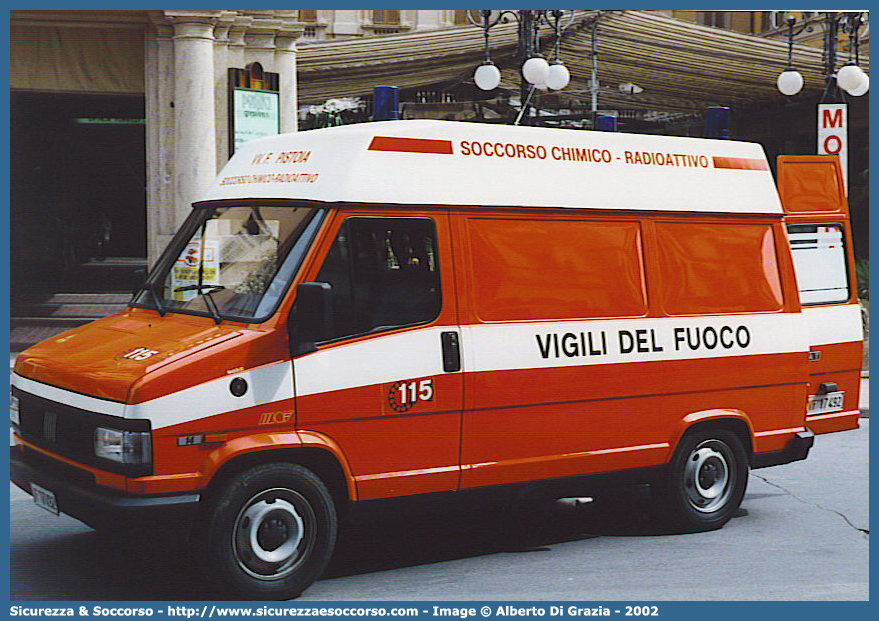 VF 17492
Corpo Nazionale Vigili del Fuoco
Nucleo N.B.C.R.
Fiat Ducato I serie restyling
Allestitore MAF S.n.c.
Parole chiave: VVF;V.V.F.;Corpo;Nazionale;Vigili;del;Fuoco;MAF;M.A.F.;Mariani;Alfredo;NBCR;N.B.C.R.;Nucleare;Batteriologico;Chimico;Radiologico;Radiometrico;Radiometria;Radioattività;Radioattivita;Fiat;Ducato