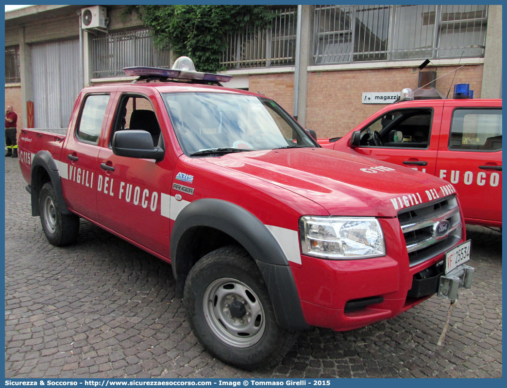 VF 25534
Corpo Nazionale Vigili del Fuoco
Ford Ranger II serie
Allestitore Aris S.p.A.
Parole chiave: VVF;V.V.F.;Corpo;Nazionale;Vigili;del;Fuoco;Ford;Ranger;Aris