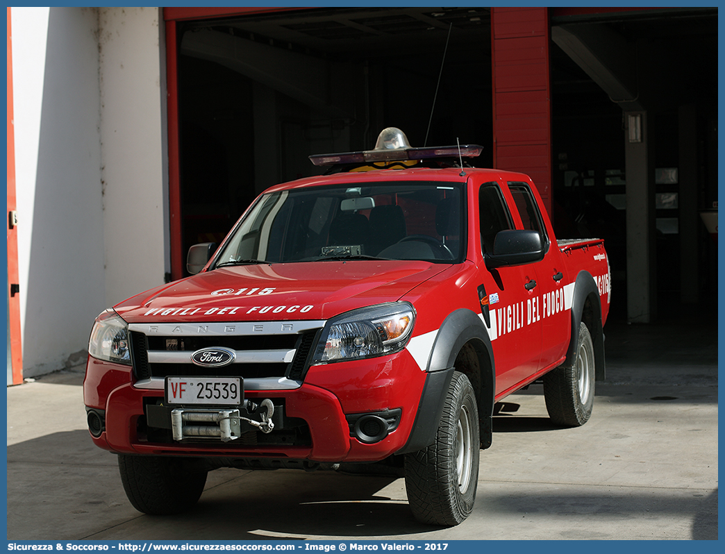 VF 25539
Corpo Nazionale Vigili del Fuoco
Ford Ranger III serie
Allestitore Aris S.p.A.
Parole chiave: VVF;V.V.F.;Corpo;Nazionale;Vigili;del;Fuoco;Ford;Ranger;Aris