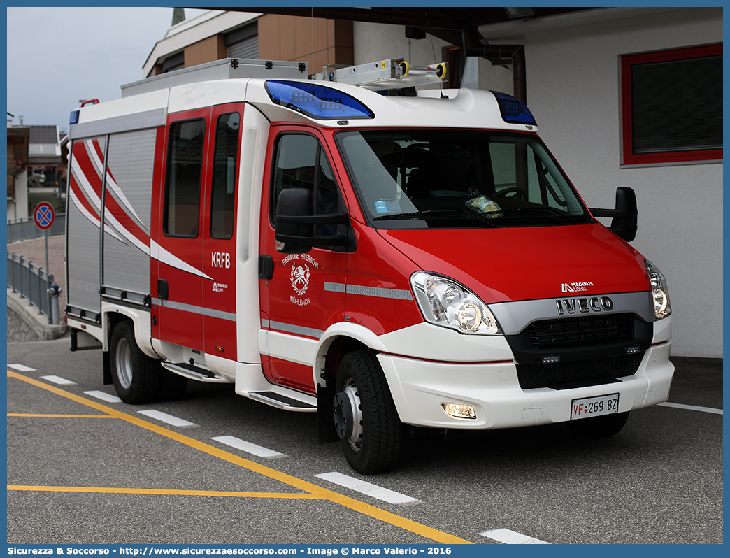 VF 269 BZ
Vigili del Fuoco Volontari Rio di Pusteria
Freiwillige Feuerwehr Mühlbach
Iveco Daily IV serie
Allestitore Magirus Lohr GmbH
Parole chiave: VFV;V.F.V.;Vigili;Fuoco;Volontari;Freiwillige;Feuerwehr;Rio;di;Pusteria;Mühlbach;Iveco;Daily;Magirus;Lohr