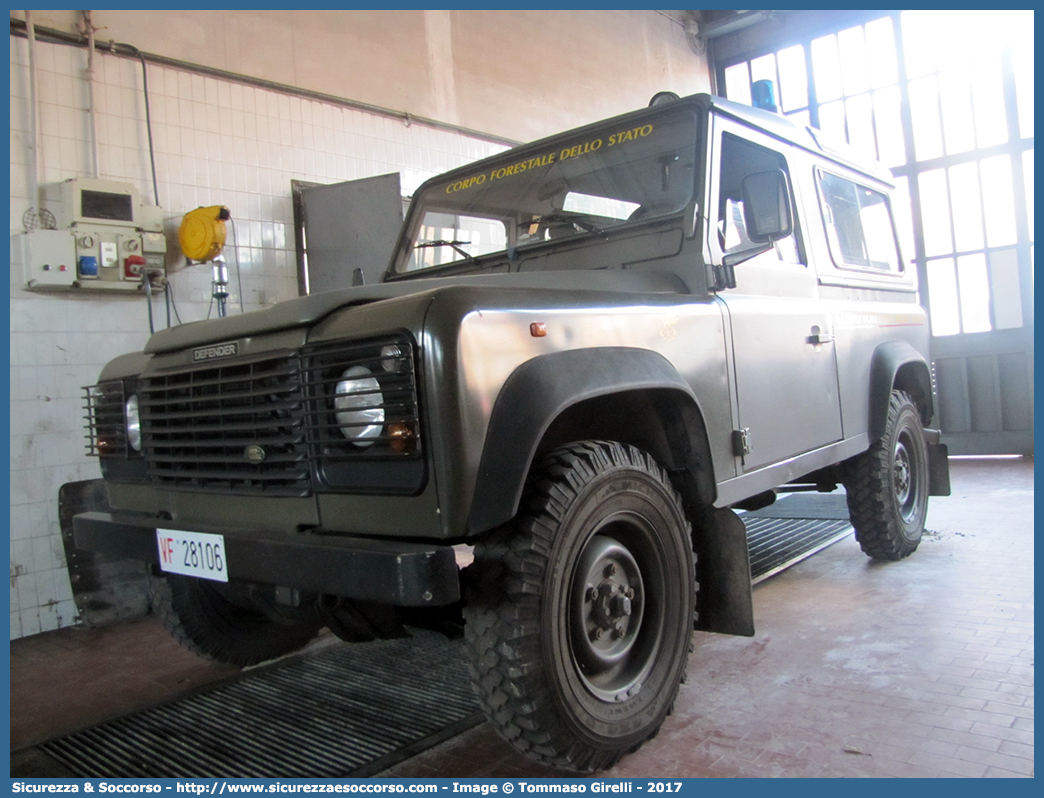 VF 28106
Corpo Nazionale Vigili del Fuoco
Servizio Antincendio Boschivo
Land Rover Defender 90
Parole chiave: VVF;V.V.F.;Corpo;Nazionale;Vigili;del;Fuoco;AIB;A.I.B.;Servizio;Antincendio;Boschivo;Land Rover;Defender;90