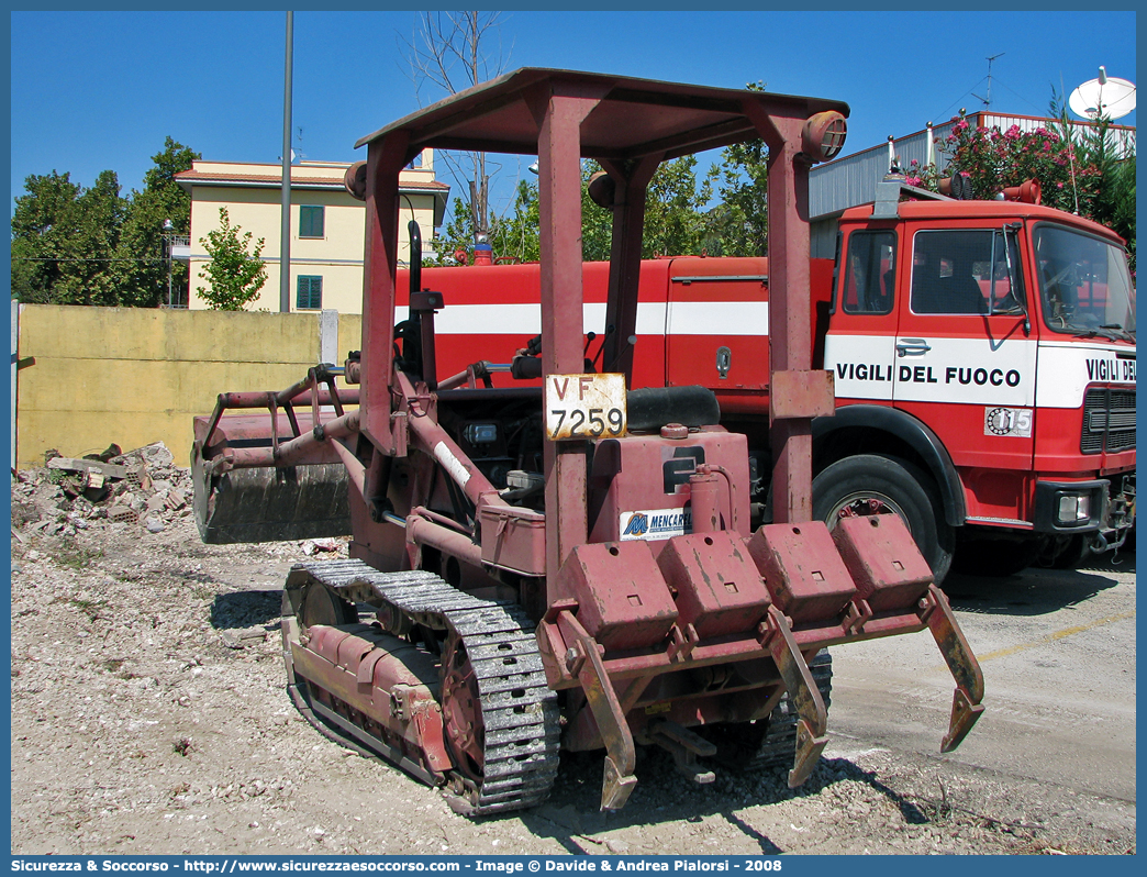 VF 7259
Corpo Nazionale Vigili del Fuoco
Fiat Allis FL4
Parole chiave: VVF;V.V.F.;Corpo;Nazionale;Vigili;del;Fuoco;Fiat;Allis;FL4