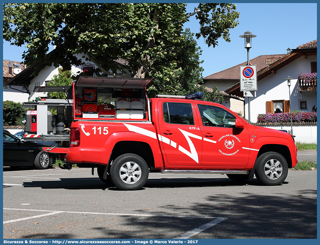 VF FW3AN
Vigili del Fuoco Volontari Cornaiano-Colterenzio
Freiwillige Feuerwehr Girlan-Schreckbichl
Volkswagen Amarok
Allestitore Ziegler Italiana GmbH
Parole chiave: VFV;V.F.V.;Vigili;Fuoco;Volontari;Freiwillige;Feuerwehr;Cornaiano;Colterenzio;Girlan;Schreckbichl;Volkswagen;Amarok;Ziegler