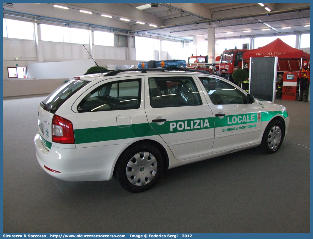 Polizia Locale YA205AB
Polizia Locale
Comune di Montichiari
Skoda Octavia Wagon III serie
Allestitore Focaccia Group S.r.l.
Parole chiave: PL;PM;P.L.;P.M.;Polizia;Locale;Municipale;Montichiari;Skoda;Octavia;Wagon;Focaccia