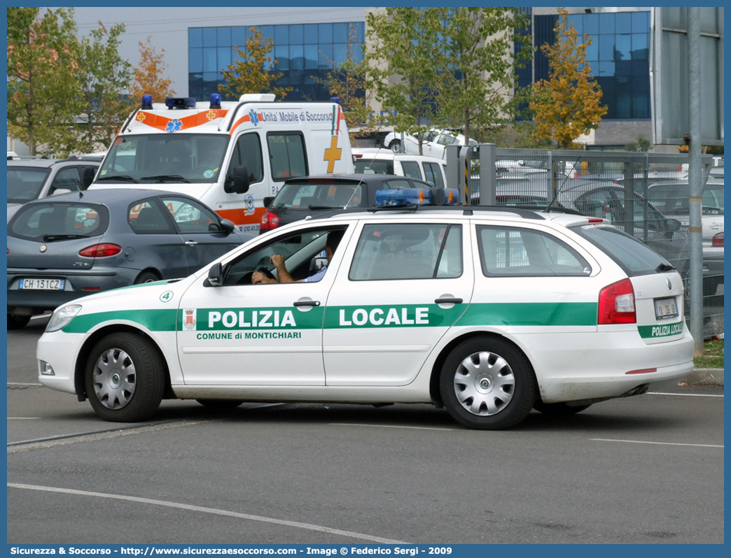 Polizia Locale YA206AB
Polizia Locale
Comune di Montichiari
Skoda Octavia Wagon III serie
Allestitore Focaccia Group S.r.l.
Parole chiave: PL;PM;P.L.;P.M.;Polizia;Locale;Municipale;Montichiari;Skoda;Octavia;Wagon;Focaccia